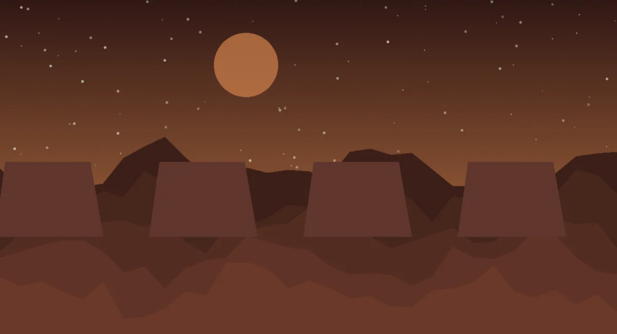 Alien frontier world