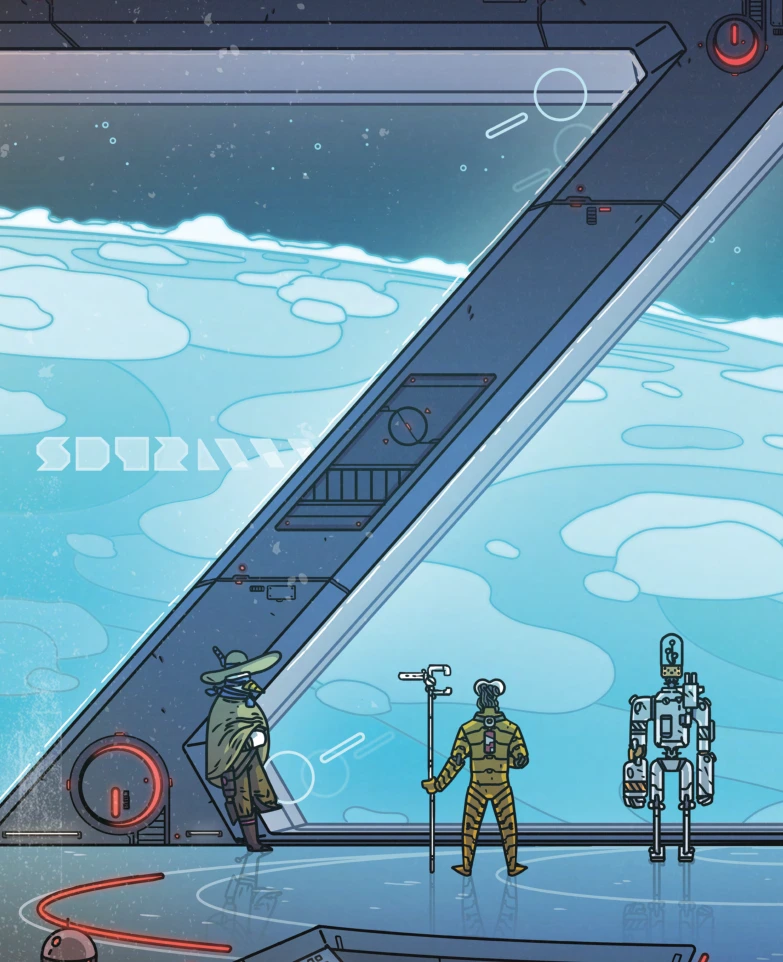 Dangerous sci-fi wilderness